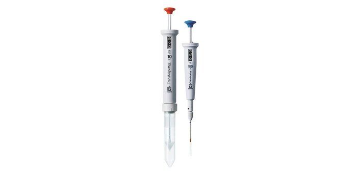 Positive displacement pipettes