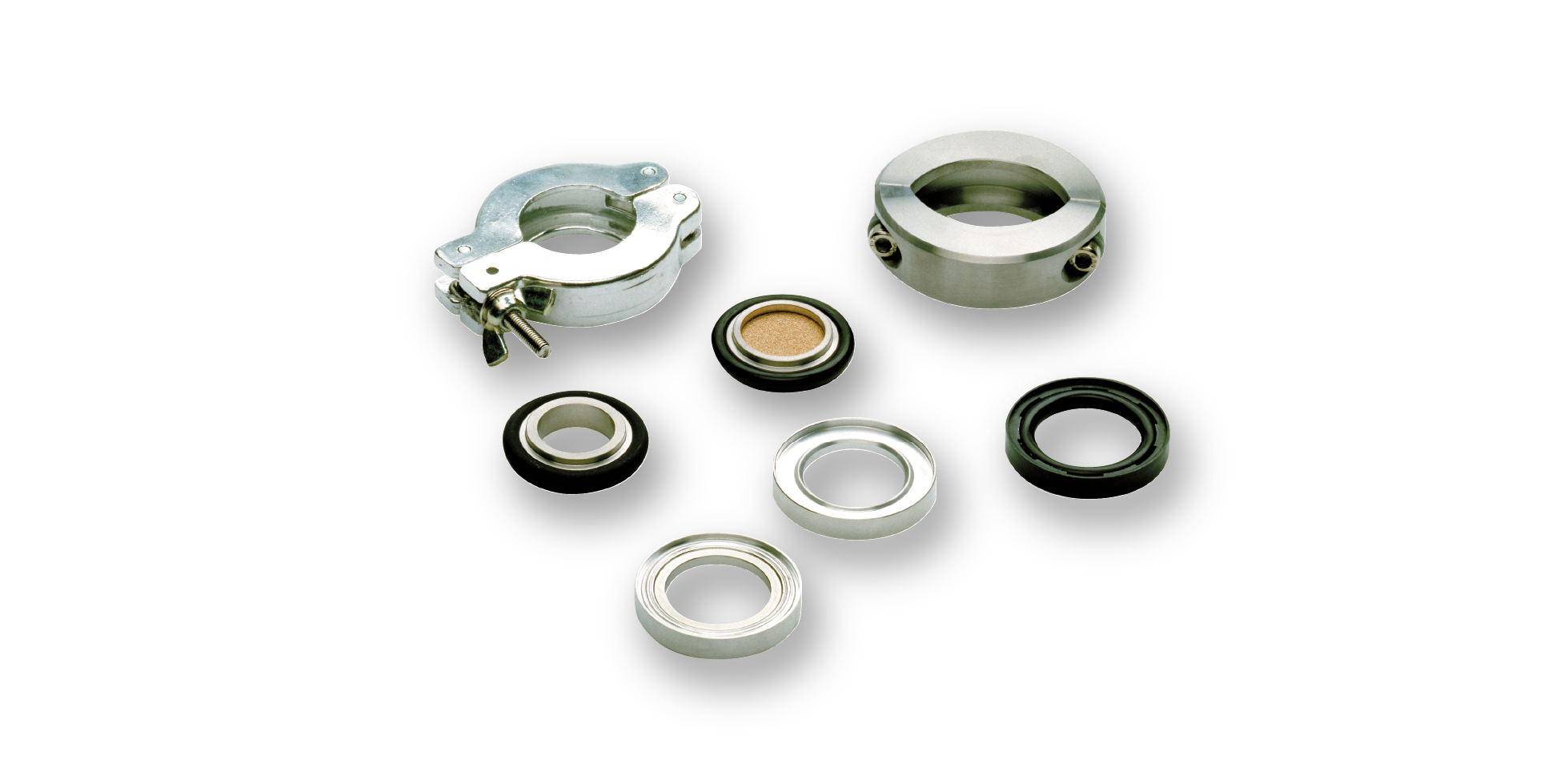 Bagues d'étanchéité, de serrage et de centrage