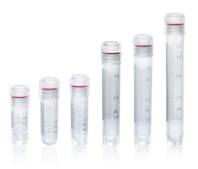 Kryoröhrchen, PP, mit Außengewinde, Schraubdeckel mit Silikondichtung, BIO-CERT® CELL CULTURE QUALITY, steril