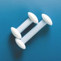 Magnetic stirring bars, double-ended, PTFE