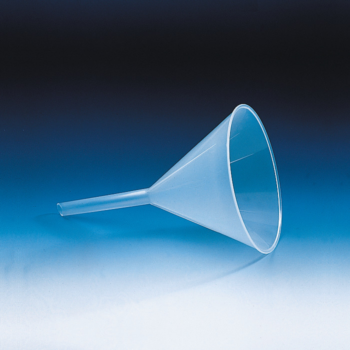 Funnels, fluted interior, PP Funnels, fluted interior, PP