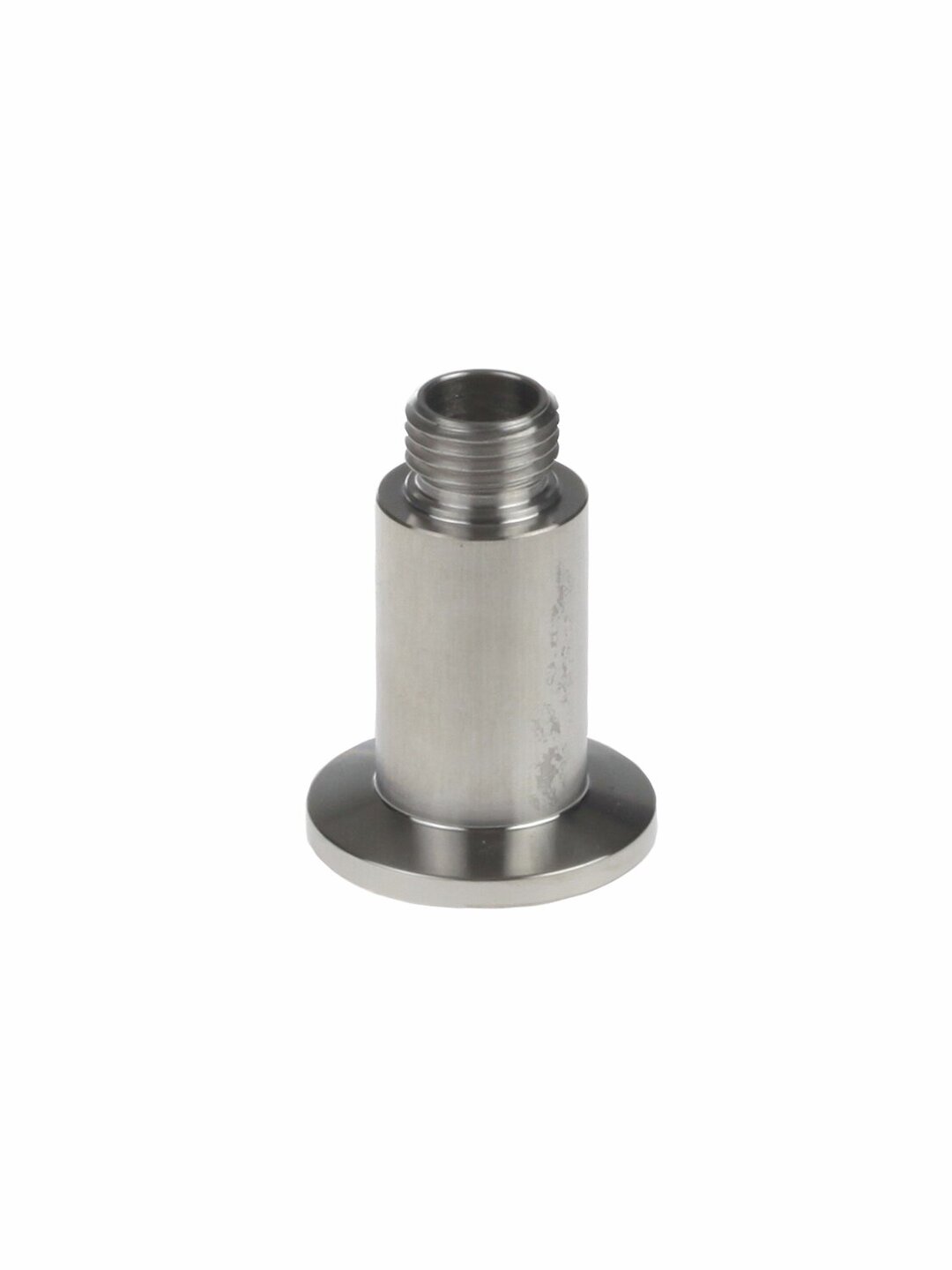 Kleinflansch, Edelstahl, KF DN 16,mit Gewinde G 1/4" A., z.B. fürMembranpumpen ME 2, MZ 2, MV 2