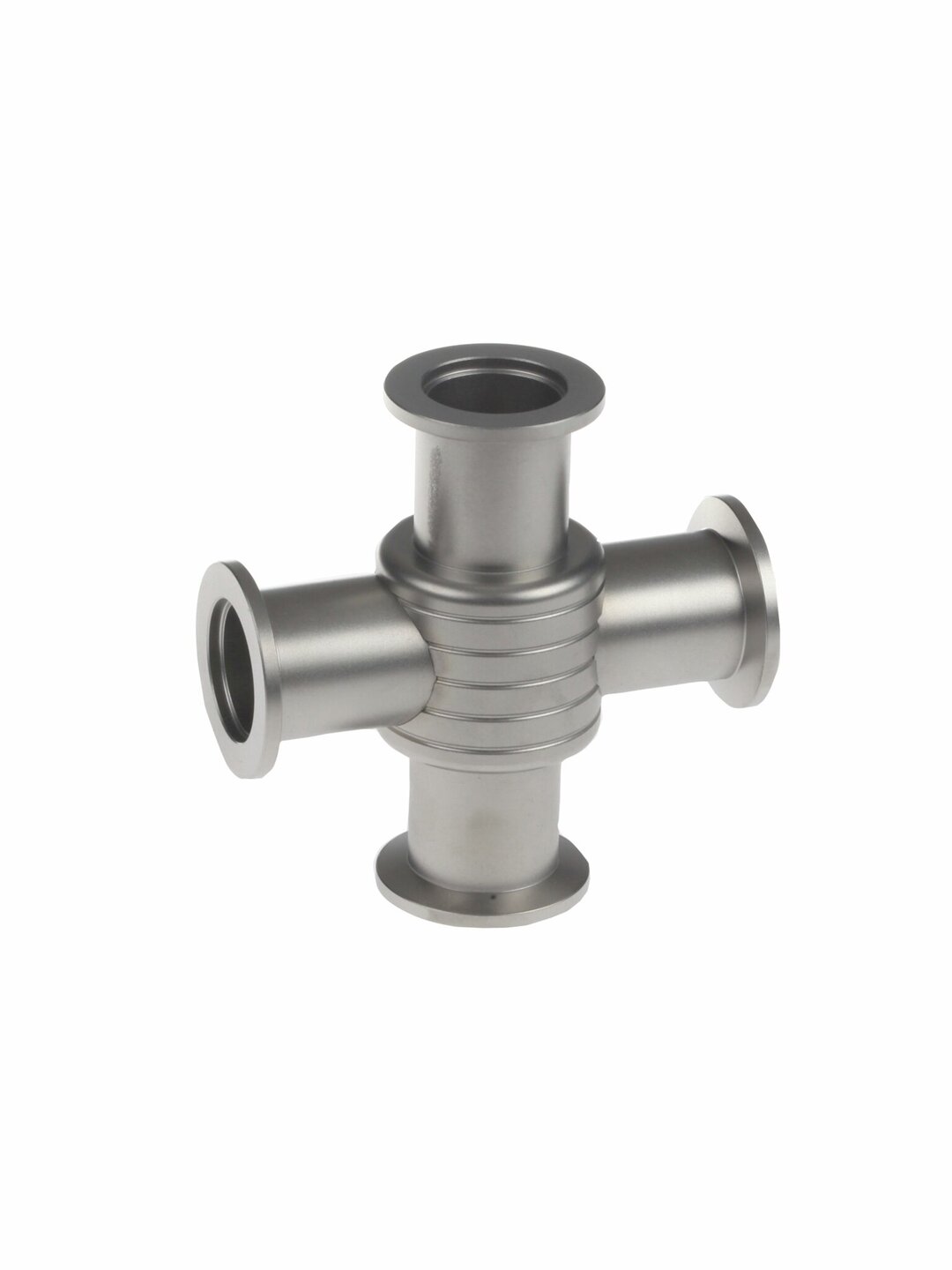 Kreuzstück, Edelstahl, KF DN 40/40/40/40