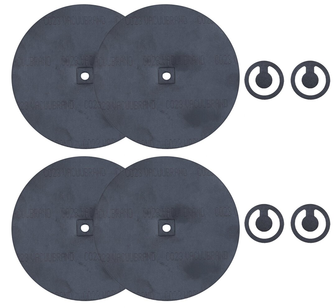 Set of diaphragms and valves forME 4, ME 4R, MZ 2