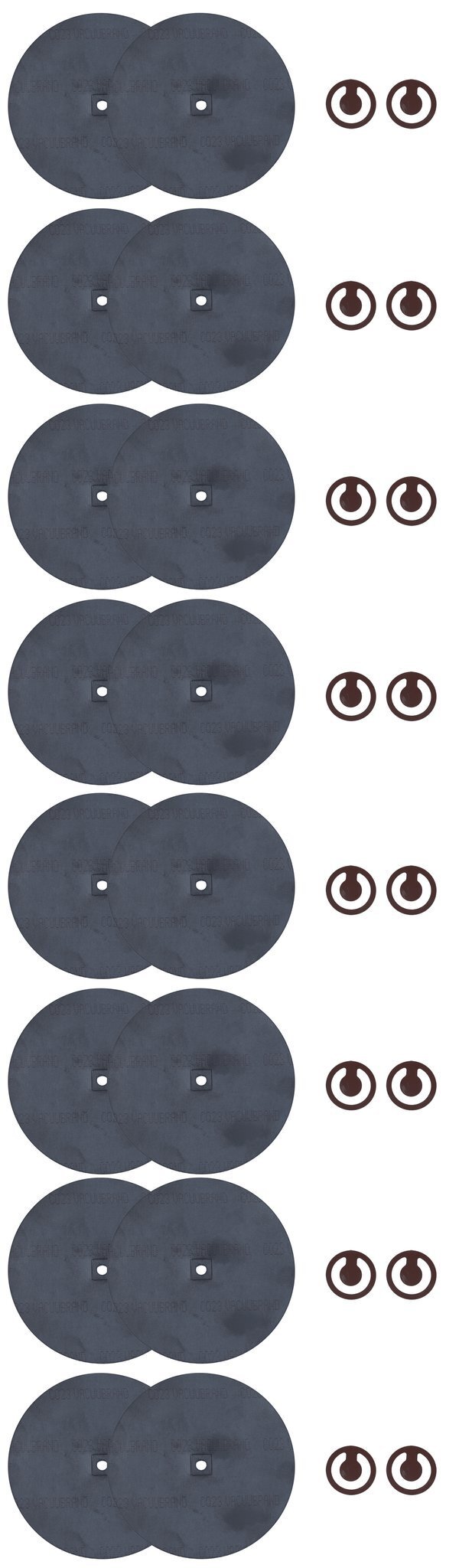 Set de membranes et clapetspour MZ 8, MD 8, ME 16