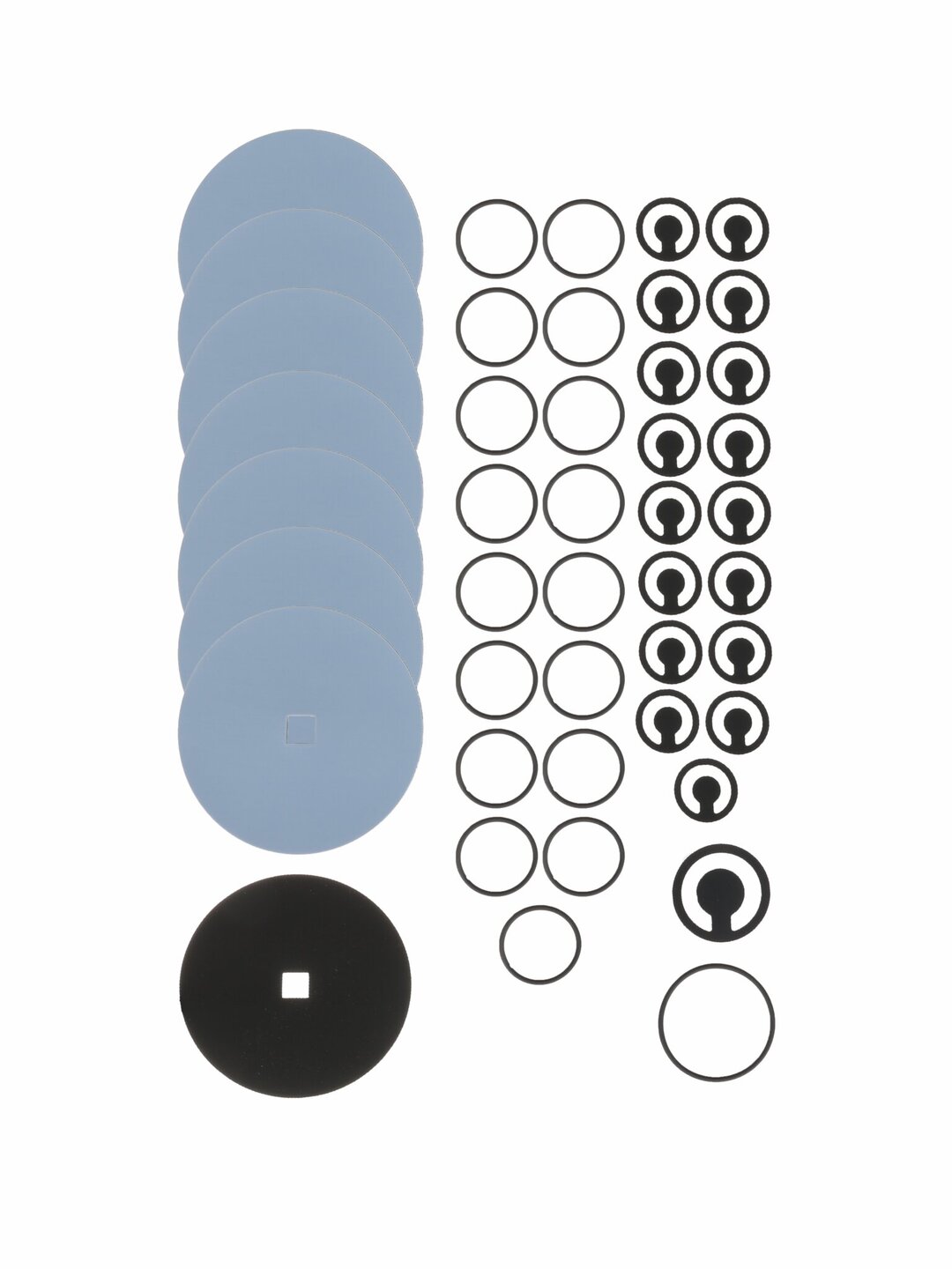 Set de membranes et clapetspour MD 12C NT, MV 10C NT
