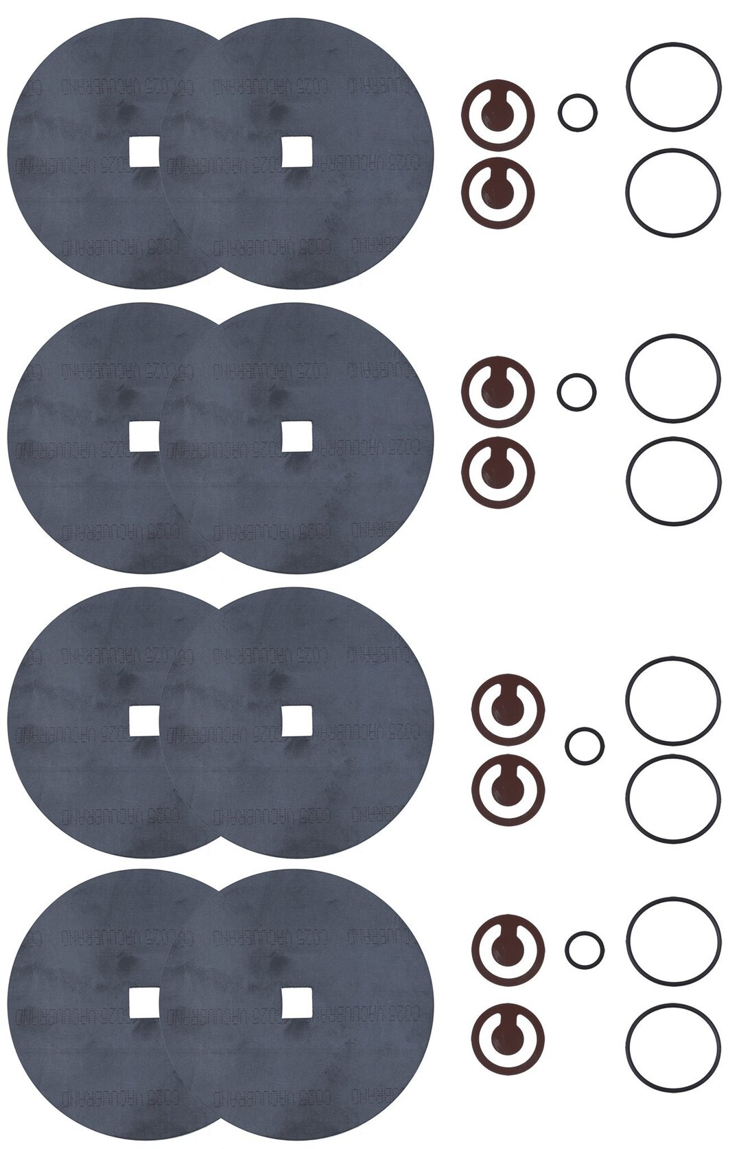 Set de membranes et clapetspour MD 4 NT, MV 2 NT,MD 4 NT VARIO, MV 2 NT VARIO