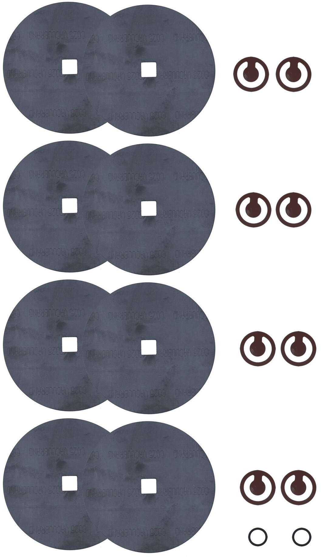 Set de membranes et clapets pour ME 8 NT