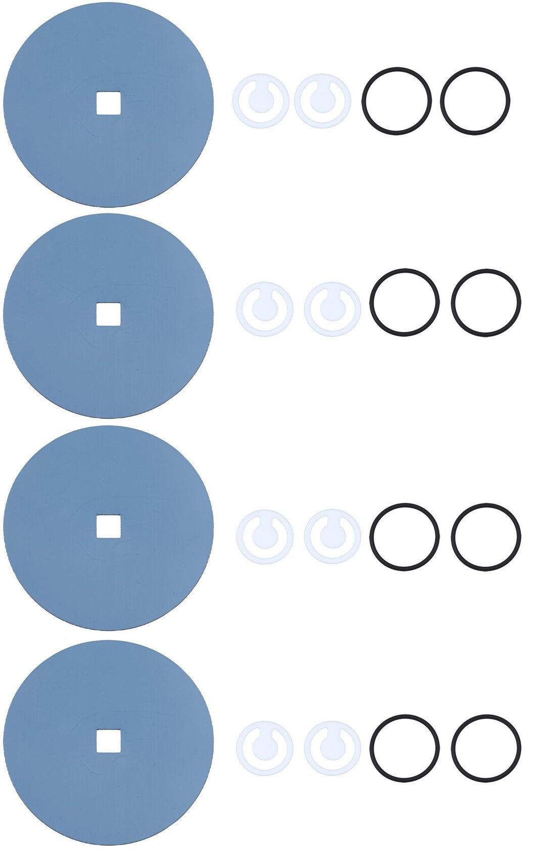 Set de membranes et clapetspour ME 8C NT,ME 16C NT (2x),PC 3016 NT VARIO select (2x)