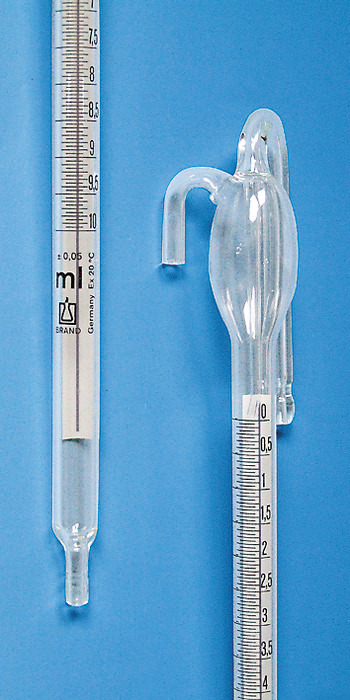 Burette de rechange pour burettes à zéro automatique Schilling, SILBERBRAND, Boro 3.3 Burette de rechange pour burettes à zéro automatique Schilling, SILBERBRAND, Boro 3.3