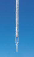 Spare burette tube for compact automatic burettes with automatic zeroing 