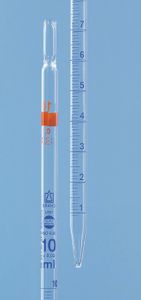 Graduated pipettes, USP, BLAUBRAND® type 2, total delivery, class AS, td, ex, AR-GLAS®, DE-M