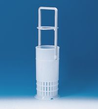 Pipette basket with handle, PE-HD