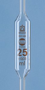 Bulb pipettes, BLAUBRAND® ETERNA, class AS, 1 mark, AR-GLAS®, DE-M