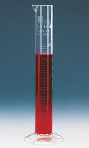 Graduated cylinders, tall form, class B, PMP, embossed scale