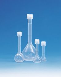 Volumetric flasks, PFA, class A, DE-M, with screw cap