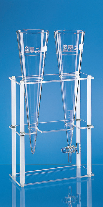 Gestell für Sedimentiergefäße, PMMA/PP 