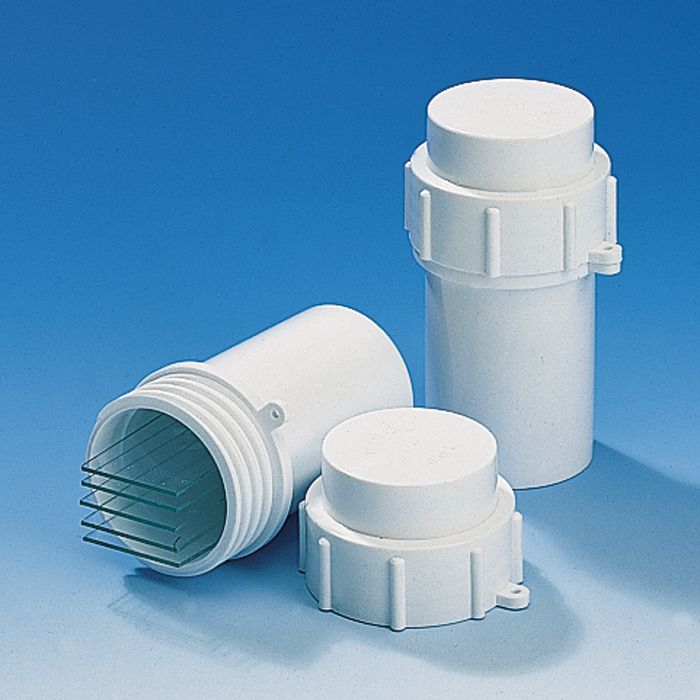 Transport box for microscope slides, PP, round | BRAND