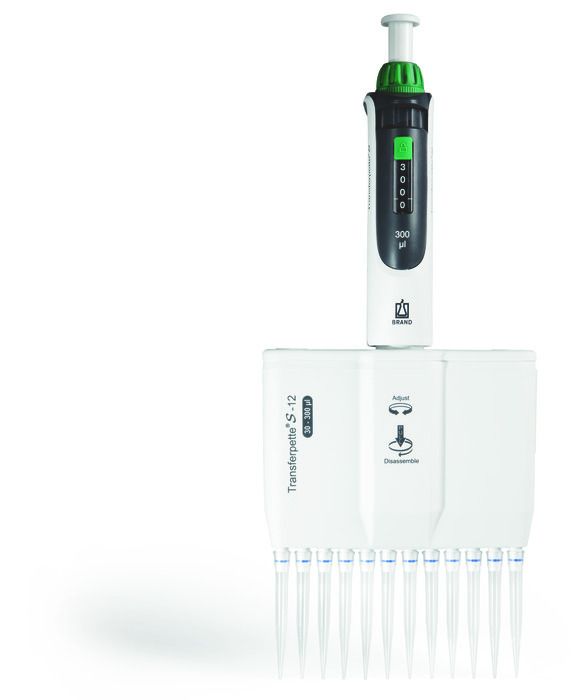 Mehrkanal-Mikroliterpipette Transferpette® S -12, Variabel, DE-M 
