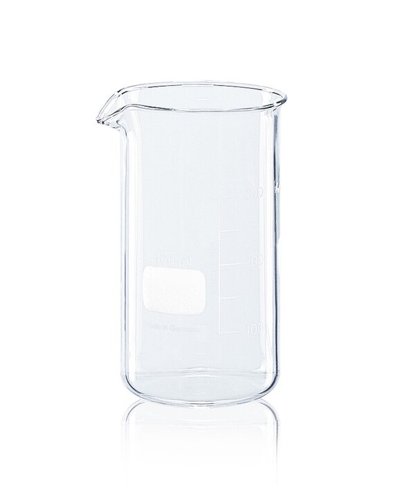 Bécher, forme haute, Boro 3.3, gradué, avec bec