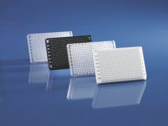 Placa microtituladoras BRANDplates®, 384 pocillos, pureGrade™, PS, BIO-CERT® CERTIFIED QUALITY