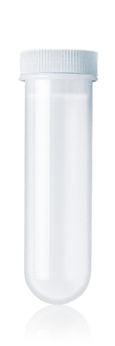 Zentrifugenröhrchen, PP, Bördelrand, ohne Stopfen, zylindrisch