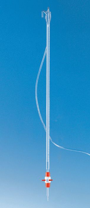 Compact-Automatic burettes, BLAUBRAND®, class AS, Boro 3.3, DE-M, blue Schellbach stripe