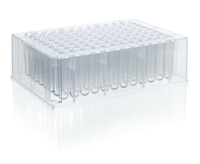Plaques deep well, 96-puits, fond en U, PS, BIO-CERT® PCR QUALITY Plaques deep well, 96-puits, fond en U, PS, BIO-CERT® PCR QUALITY