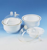 Exsikkatoren, PP, Haube, PC, mit Belüftungsstopfen Exsikkatoren, PP, Haube, PC, mit Belüftungsstopfen