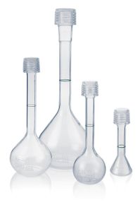 Volumetric flasks, PFA, class A, DE-M, 500 ml, with screw cap, GL 25