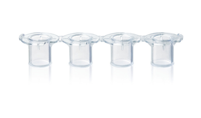 Bandes d'inserts, parois lisses, PC-Membrane, barrettes de 4, pour BRANDplates® 24/6 puits, BIO-CERT® CELL CULTURE QUALITY, stérile Bandes d'inserts, parois lisses, PC-Membrane, barrettes de 4, pour BRANDplates® 24/6 puits, BIO-CERT® CELL CULTURE QUALITY, stérile