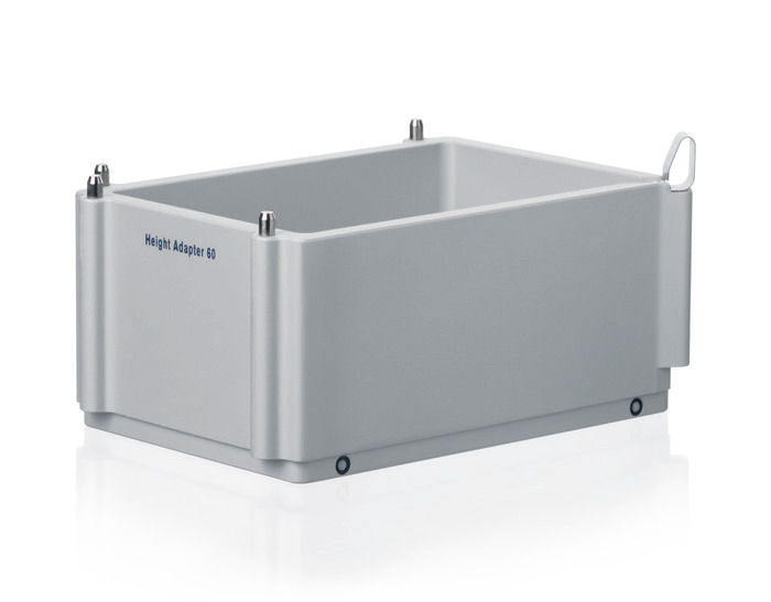 Hight adapter for Liquid Handling Station, 60 mm, aluminum BRAND