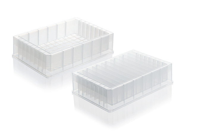 Reagent reservoir, PP, Base shape pyramidal, BIO-CERT® CERTIFIED QUALITY