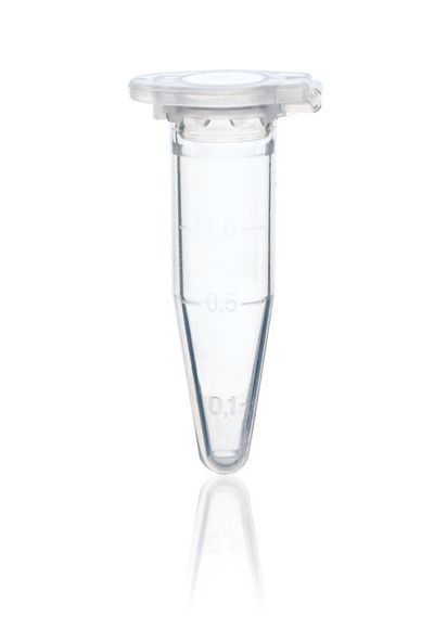 Reaktionsgefäße, PP, 1,5 ml, mit anhängendem Deckel, BIO-CERT® PCR QUALITY