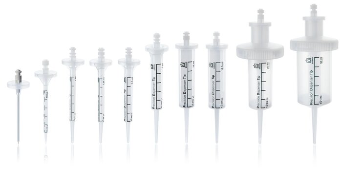 Pointes de distribution Pointes DD II, en vrac, codé type, CERTIFIED LIFE SCIENCE QUALITY