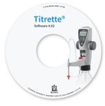 Software (CD-ROM) Titrette® with RS232 interface